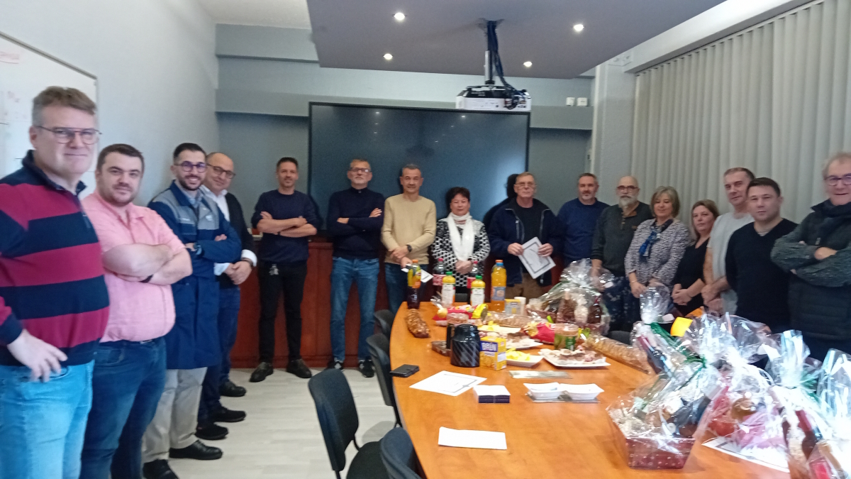 La remise des médailles d'honneur du travail 
