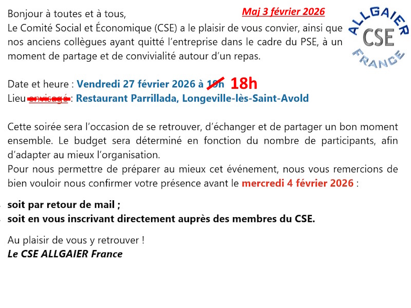 Repas du Vendredi 27/02/2026